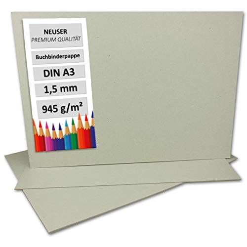 Papel de Embalar 40X A3 1.5 Mm 945 G/M² NEUSER PAPIER - Papel de impressora e copiadora - papel de embalar, a3, 1.5 mm, 945 g/m²