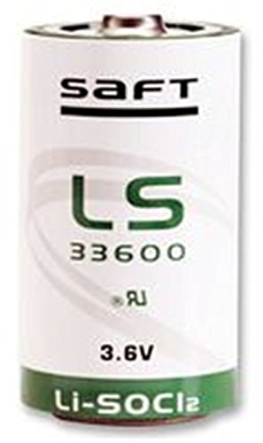 Bateria SAAF 33600 LITHIUM-SEALCELL 4.8V 2500MAH Saft - Baterias de uso geral - bateria, saf, lithium-sealcell, 4.8v, 2500mAh