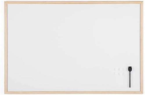 Quadro Branco Magnético BI-OFFICE (90x60cm) BI-OFFICE - Quadros brancos de apagar a seco - quadro branco magnético, 90x60cm, superfície de borracha, plástico transparente