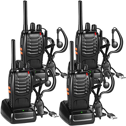 Walkie-Talkies com Bateria Recarregável e Altavoces de 3W (16 Canais) XunWuXianJuAoMaoYiYouXianGongSi - Rádios bidirecionais - 16 canais, PMR446, recarregável, 3W