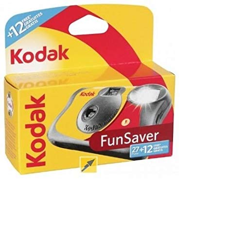 Máquina Fotográfica Instantânea KODAK Funsaver (Preto) Kodak - Câmeras descartáveis - fotográfica, instantânea, kodak, fun saver, filme 400 iso
