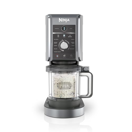 Máquina de Gelados NINJA Creami Deluxe 1L (Capacidade: 1 L) NINJA - Máquinas de fazer gelados - 1 l, deluxe