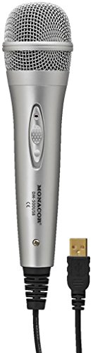 Microfone MONACOR 235260 (Preto - 10 mCable) MONACOR - Dispositivos de entrada - usb, 10m cable, supercardioide, conversor a/d