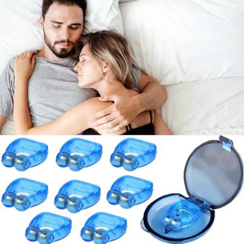 Tamanho 8: Clip nasal magnético anti-ronco zykssy - Cuidados pessoais - clip nasal, magnético, anti-ronco, silicone macio