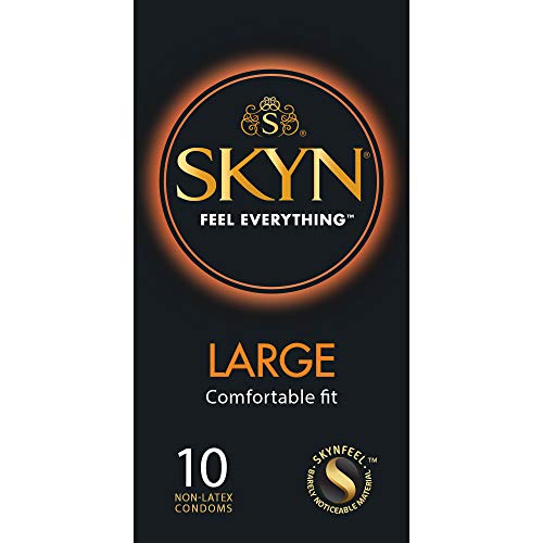 Preservativos Mates Skyn Large (10 un) Skyn - Cuidados pessoais - preservativo, skyn large, 10 unidades
