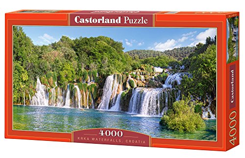 Puzzle 2D CASTORLAND Krka Waterfalls, Croatia 4000 pcs Castorland - Quebra-cabeças de encaixar - 4000 peças, Krka Waterfalls, Croatia, 2d