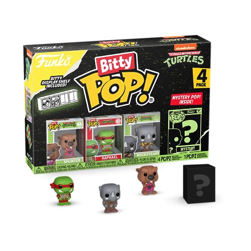 Figura FUNKO Bitty Pop! TMNT Splinter (4 peças) Funko - Bonecos de ação e brinquedo - vinil, personagem, TMNT, Splinter