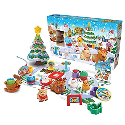 Calendário do Advento VTECH Tut Tut Animo (Idade Mínima Recomendada: 3 anos) VTech - Calendários do advento - 24 surpresas, desafios, animais divertidos, reinao que fala