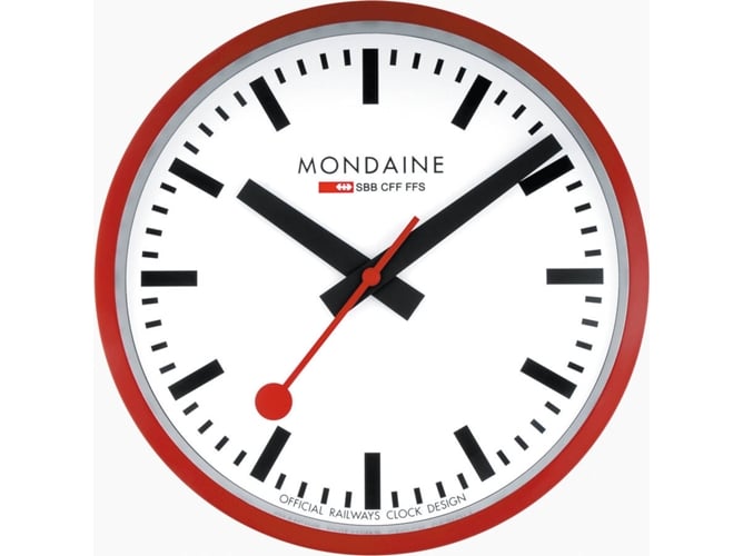 Relógio de Parede MONDAINE A990.CLOCK.11SBC Mondaine - Relógios de parede - relógio, parede, mondaine, a990.clock.11sbc, quartzo, silencioso