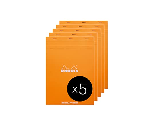 Caderno RHODIA Nº18 (Laranja - A4 - Quadriculado) Clairefontaine Rhodia - Cadernos e bloco de notas - laranja, a4, quadriculado