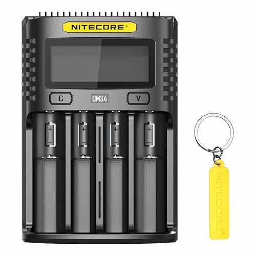 Carregador Bateria Nitecore Ums4 Preto (Recondicionado Como Novo) SYSMAX Innovations Co., Ltd. - Carregadores de bateria de uso geral - carregador, bateria, nitecore, ums4, preto, recondicionado