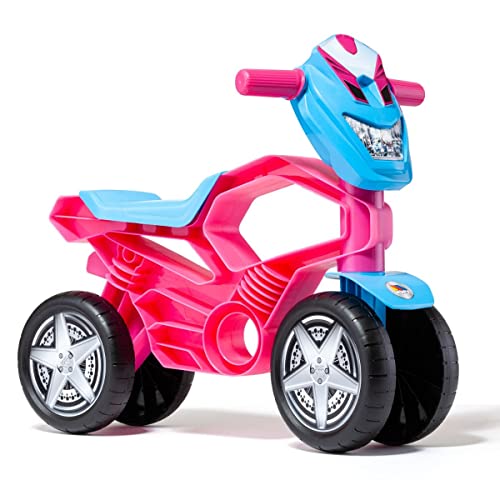 Mota MOLTO de Corrida Rosa (Idade Mínima Recomendada: 1 ano) 
Marca:
Moltó
 - Brinquedos - rodas macias, estrutura resistente, design atraente, brinquedos integrados
