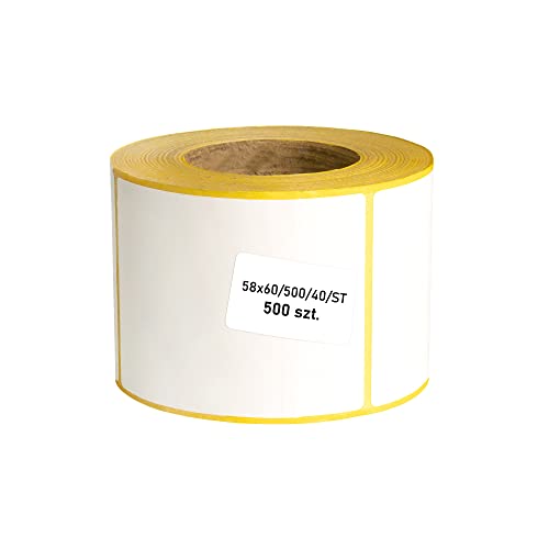 Etiqueta para impressão MDLABELS 1000-058X060 MDlabels - Etiquetas e tags - preto, poliéster, 85x58x60mm, transferência térmica