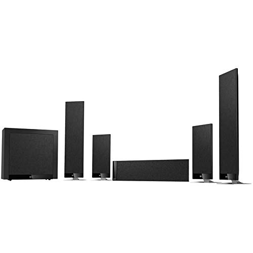 Colunas KEF T205 System set de colunas 5.1 canais 750 W Preto KEF - Alto-falantes - 5.1 canais, 750 W, 75 w, THD 0,03%, sinal-ruído 85 dB