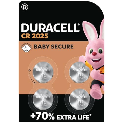 Pilhas Não Recarregáveis DURACELL 2025 (4 unidades) Duracell - Baterias de uso geral - 55 mAh, 1.5 V, 3 mA