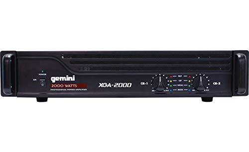 Amplificador GEMINI XGA-2000 (250 W - Canais: 1) Gemini - Amplificadores de áudio - 250 w, 90 dB, 2000 W, 1 canal