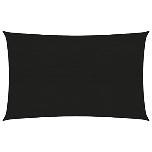 Toldos de Vela VIDAXL 160 G/M² 2X4 M (Preto - Poliéster) vidaXL - Toldos e gazebos - 160 g/m², 2x4 m, preto, poliéster