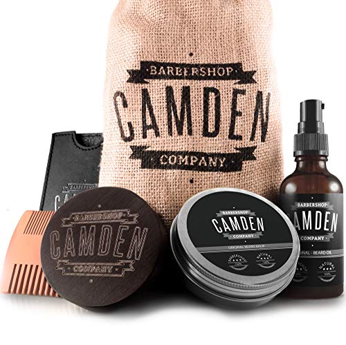 Set de Cuidados da Barba CAMDEN BARBERSHOP COMPANY Deluxe Camden Barbershop Company - Produtos de styling de cabelo - cuidados, barba, deluxe