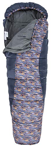 Saco de Dormir TRESPASS Bunka (Azul - Poliéster) Trespass - Sacos de dormir - 190x90cm, poliéster, temperatura regulável, 3 camadas