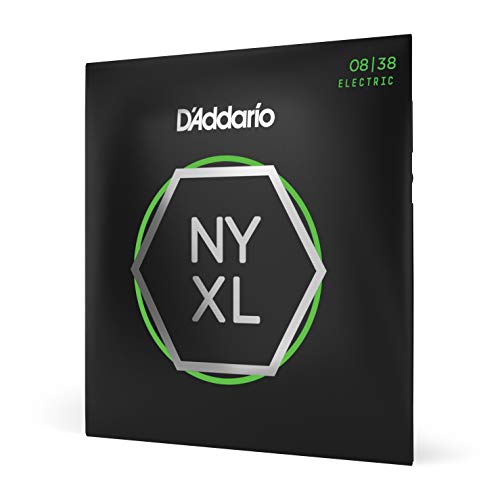 Set Cordas Guitarra Eletrica Nyxl 08-38 D'Addario - Acessórios para guitarra - guitarra eléctrica, set cordas, nyxl
