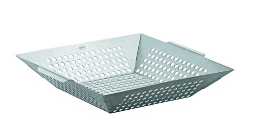 Panela de Grelhador RÖSLE 25.080 (Aço Inoxidável - 30 x 20 cm) RÖSLE - Acessórios para churrasco ao ar livre - aço inoxidável, 30 x 20 cm, panela de grelhador