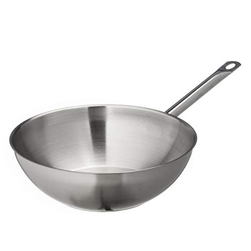 Frigideira WOK METRO (Material: Aço Inoxidável) METRO Professional - Utensílios de cozinha - aço inoxidável, indução