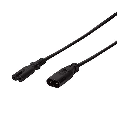 Cabo de Alimentação LOGILINK (C8 - C7 - 2 m - Preto) Logilink - Fios de extensão - cabo alimentação, logilink, C8, c7, 2m, preto