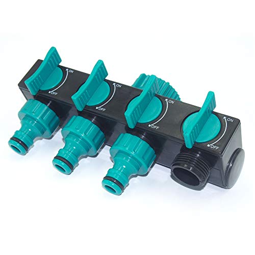 Conector de Mangueira de Jardim MKNZONE MKNZONE - Acessórios e válvulas para mangueira de jardim - mangueira, resistente, abs, metal