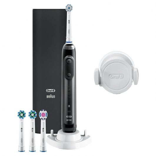 Escova de Dentes Elétrica ORAL B CrossAction Preto (Branco) Braun - Escovas de dentes - elétrica, preto, crossaction, 1 cabeça