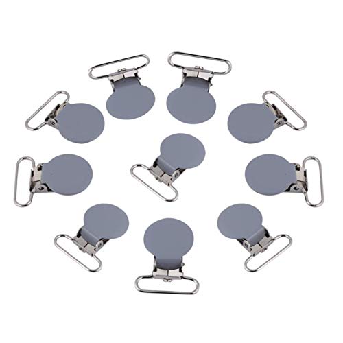 Clips de ligar para chupeta 25mm (10 unidades) Walfront - Clipes e suportes para chupetas - chupeta, 25mm, 10 unidades