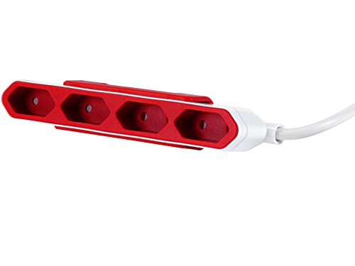 Extensão Elétrica ALLOCACOC PowerBar (4 Tomadas - Tipo F - Preto) Allocacoc - Filtros de linha e supressores de surtos - 4 tomas, tipo f, preto, 1.5m