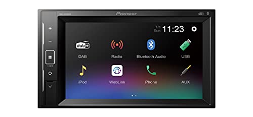 Autorrádio PANASONIC DMH-A240DAB (Bluetooth - USB - 4 x 50 W) Pioneer - Aparelhos de áudio e vídeo para veículos e sistemas de painel - bluetooth, usb, rádio digital, visor incorporado