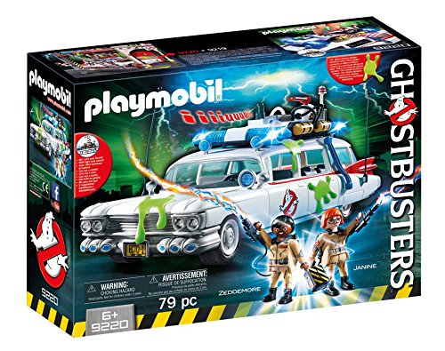Playmobil Ghostbusters: Ecto-1 com luzes e sons (Idade mínima recomendada: 5 anos) PLAYMOBIL - Conjuntos de brinquedos - luzes, sons, ecto-1, cazafantasmas