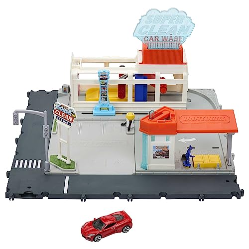 Brinquedo sobre Rodas MATTEL Super Clean Car Wash CITIZEN BIO - Brinquedos - brinquedo, rodas, mattel, super clean car wash