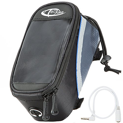 Bolsa de Ciclismo TECTAKE (Azul - Poliéster) TecTake - Peças de reposição para telemóveis - ciclismo, azul, poliéster
