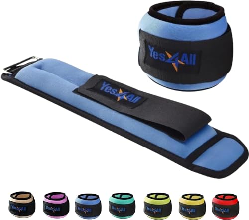 Pesos para Tornozelos e Pulso YES4ALL 1.5 kg (Multicor) Yes4All - Vestuário ponderado - 1.5 kg, preto, aço inoxidável