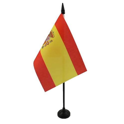 Bandeira Espanha 15X10Cm Bandeirinha Mesa AZ FLAG - Bandeiras e cataventos - bandeira, espanha, 15x10cm