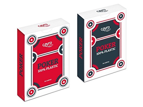Baralho de Poker CAYRO 5505 (Plástico - 55 x 8.3 x 2 cm) Cayro - Jogos - baralho, poker, plástico, cartas, jokers