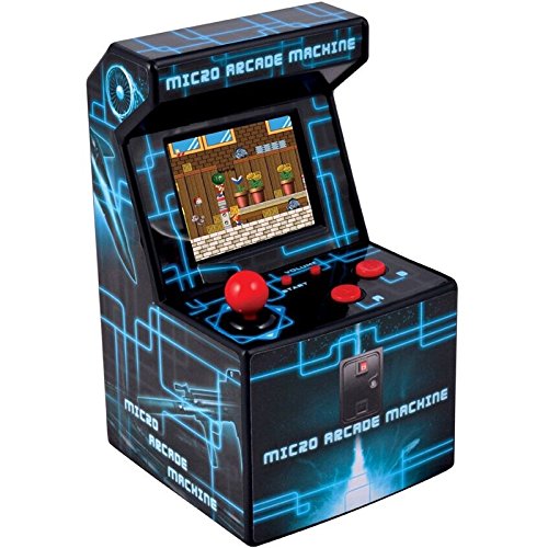 Consola portátil FRKI Mini Arcade (Azul - 8.5 x 15.5 x 4.3 cm) ITAL - Consolas de videojogos - portátil, mini, azul