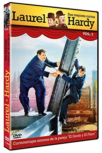 DVD Laurel & Hardy - Sus Mejores Cortos Vol. 2 (Edição em Espanhol) DVD STORE - Dvds e vídeos - dvd, laurel hardy, cortos, espanhol