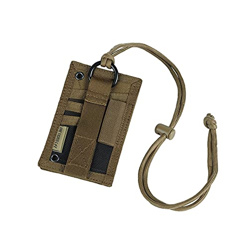 Bolsa de Identificação ONE TIGRIS MC-500D OneTigris - Porta-crachás e porta-bilhetes - compartimentos, fecho de correr, cartão de crédito, ajustável