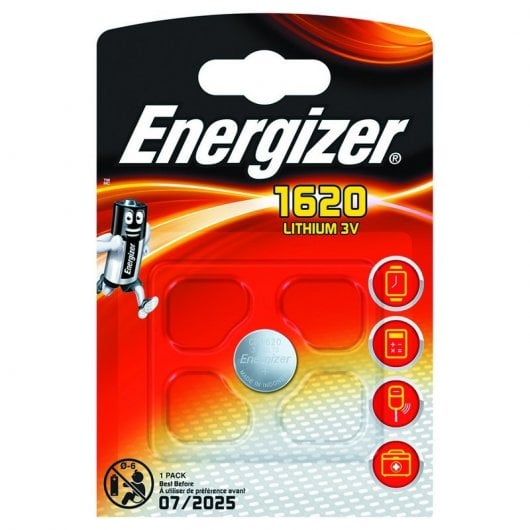 Pilhas Energizer Specials E300844002 (Consumível Imagem e Som) Energizer - Baterias de uso geral - litio, CR1620, botão/moeda, plástico de bolhas
