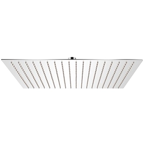 Cabeça de chuveiro vidaXL quadrado aço inoxidável 50 x 50 cm vidaXL - Torneiras - aço inoxidável, quadrado, 50x50 cm