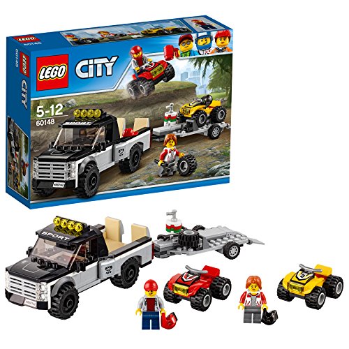 LEGO City - Equipe de Corrida de Todo-O-Terreno (Idade Mínima Recomendada: 4 anos) LEGO - Blocos de encaixe - lego city, corrida todo-o-terreno, quatro rodas, reboque, pick-up, carrinha