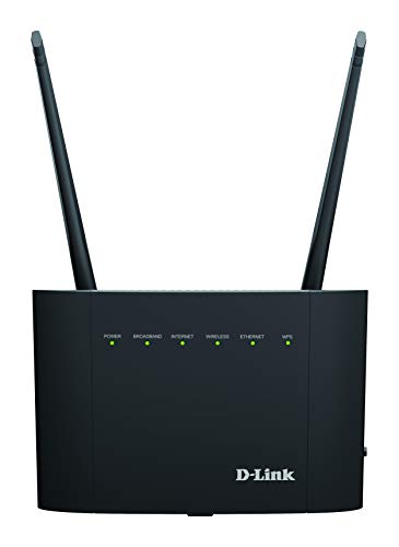 Router Wi-Fi D-LINK AC1200 Gigabit VDSL/ADSL D-Link - Pontes e roteadores - vDSL2, ADSL2+, gigabit, compacto