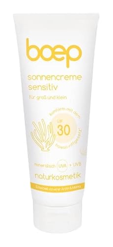 Protetor Solar BOEP Sensível Spf30 100 Ml das boep - Banho e corpo - protetor solar, boep, spf30, pele sensível, filtro mineral, microplásticos