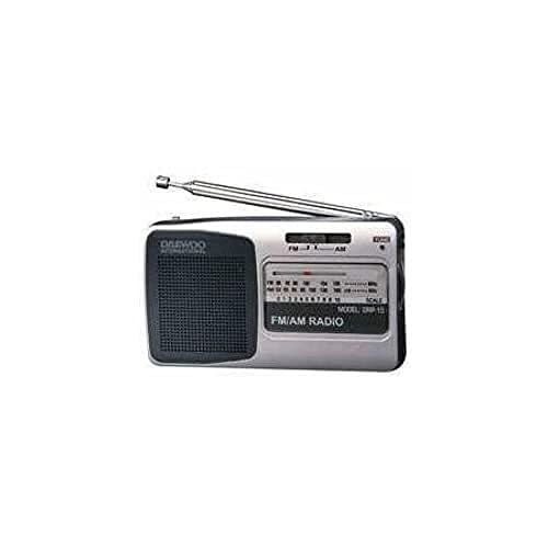 Rádio DAWEEO DRP-15 (Preto - Digital - FM/AM - Pilhas) Daewoo - Radios - am/fm, antena telescópica, altifalantes incorporados, saída para auscultadores