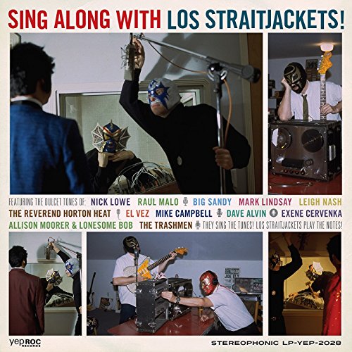 Los Straitjacket - Sing Along With Los Straitjackets (1CDs) YEP ROC RECORDS - Cds de música - sing along, rockabilly, instrumental