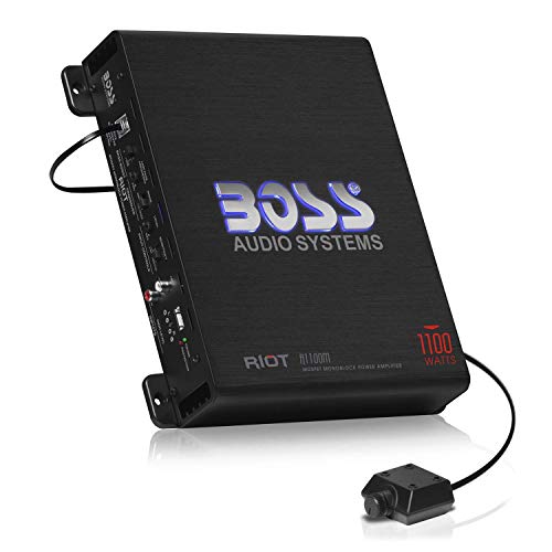 Amplificador Auto BOSS AUDIO R1100M 1.0 Boss Audio - Amplificadores de veículos a motor - auto, preto, boss audio