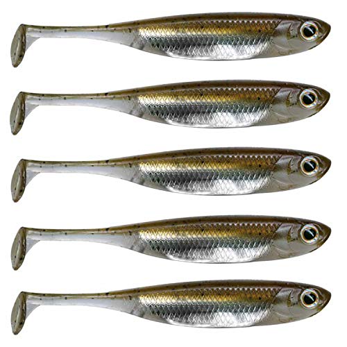 Lures para Pesca com Vinilo QUALYQUALY Mar Senuelo Black Bass Blandos QualyQualy - Material de pesca - vinilo, realista, macio, flexível